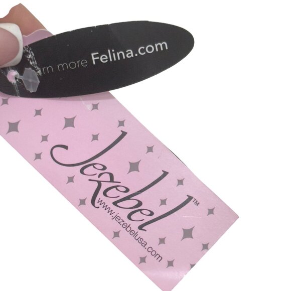 Jezebel Womens Black Strapless Bustier Bra SZ 32DD Nylon/Spandex Adj Strap - Picture 14 of 14